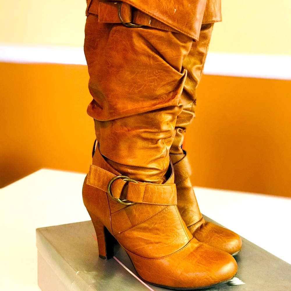 Herstyle Shela Cognac Women Size 9 Boots